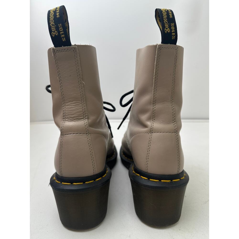 Dr. Martens Clemency Natural Wanama Heeled Lace Up Boots Women's Sz 6 - Picture 7 of 10
